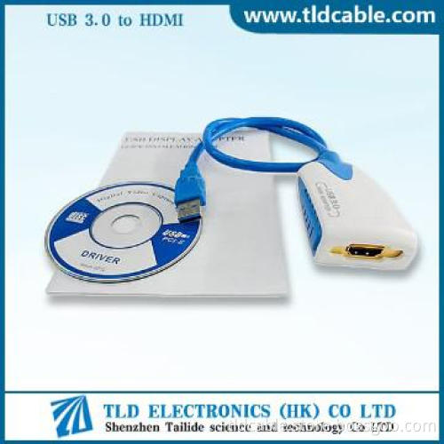 hotselling USB3.0 to HDMI Video Audio Converter PC to HDTV Adapter